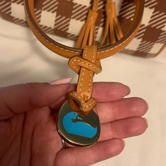 Y2k Vintage Dooney & Bourke brown/white satchel 🤎 - Picture 4 of 8